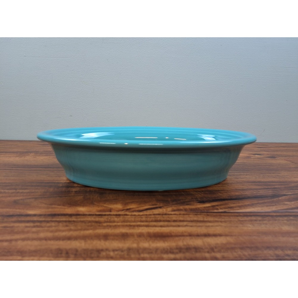Fiesta Ware Oval Serving Platter 10"X7.75" Homer Laughlin Fiestaware Turquoise